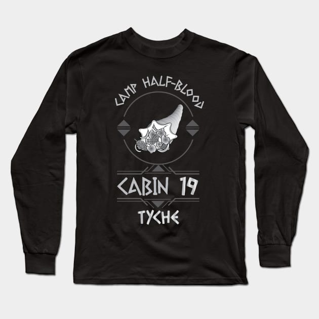 Cabin #19 in Camp Half Blood, Child of Tyche – Percy Jackson inspired design Long Sleeve T-Shirt by NxtArt